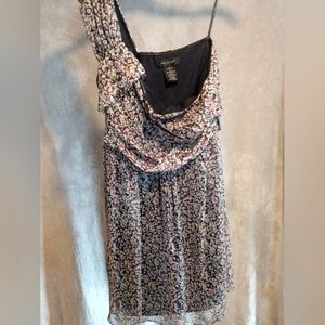 Floral Asymmetrical Dress